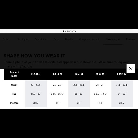 Adidas 3 Stripe Climalite Tights Sz S - Picture 7 of 7